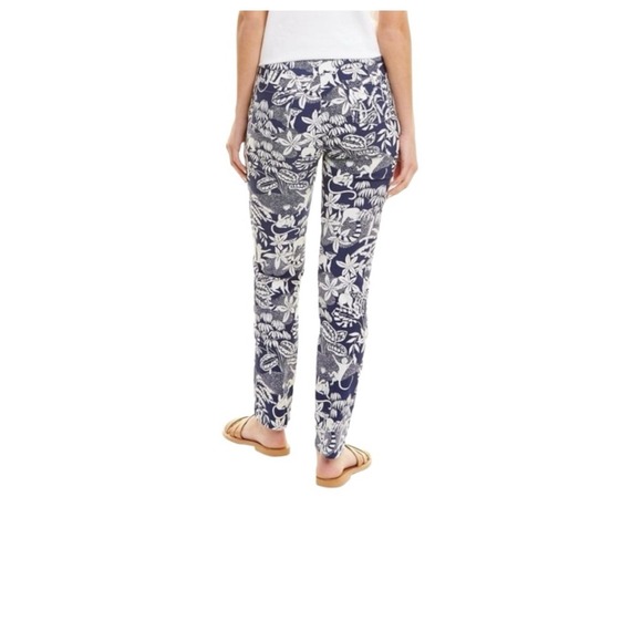 J. Mclaughlin Women's Stretchy Monkey Print PantsSize 6 - Picture 1 of 7